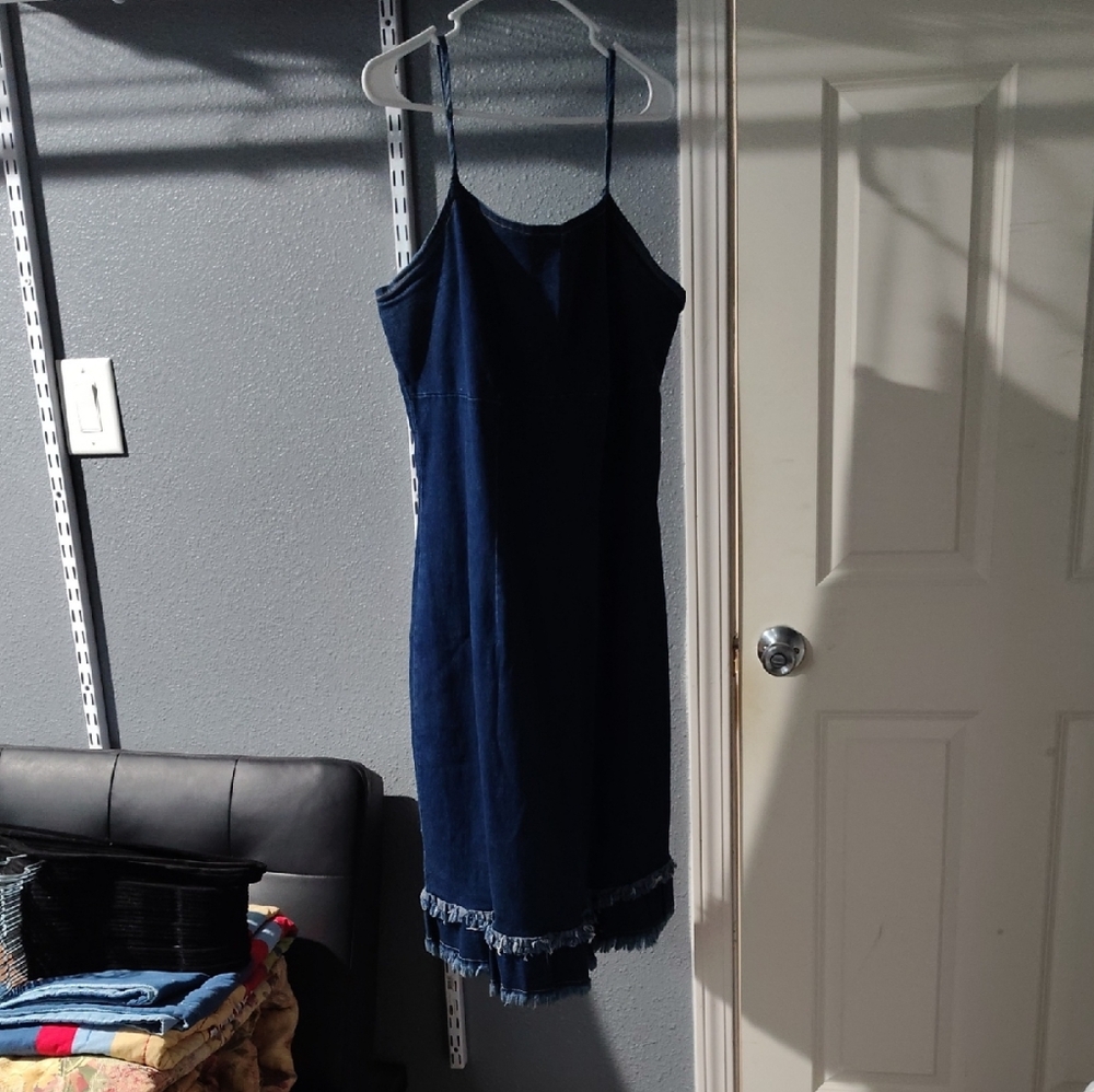 Pulse Navy Blue Denim Dress